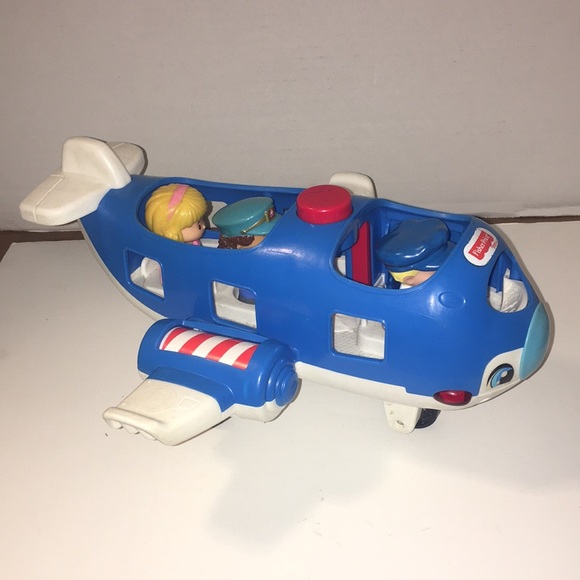 FISHER PRICE LITTLE PEOPLE TRAVEL TOGETHER AIRPLANE WITH SOUND AND LIGHTS . - Picture 5 of 8